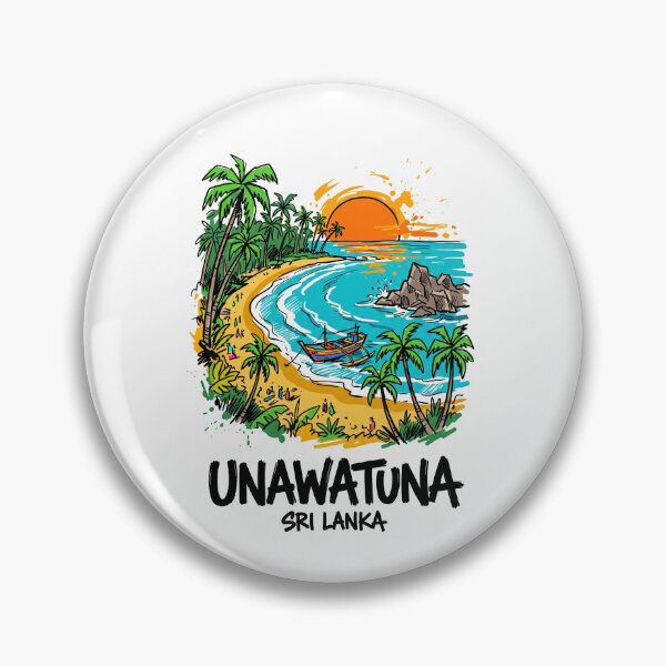 Artikelvorschau, Unawatuna Beach Sunset Sri Lanka Kunst entworfen und verkauft von Merch by Das Design Studio.