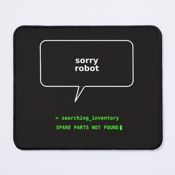 Item preview, No Spare parts designed and sold by Sorry-Robot.