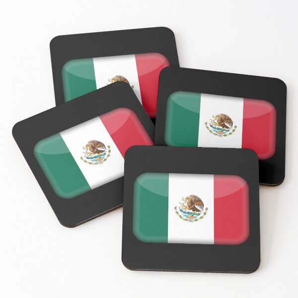 Aperçu de l'œuvre Drapeau mexicain 3D, motif de fierté mexicaine créée et vendue par yazdogs.