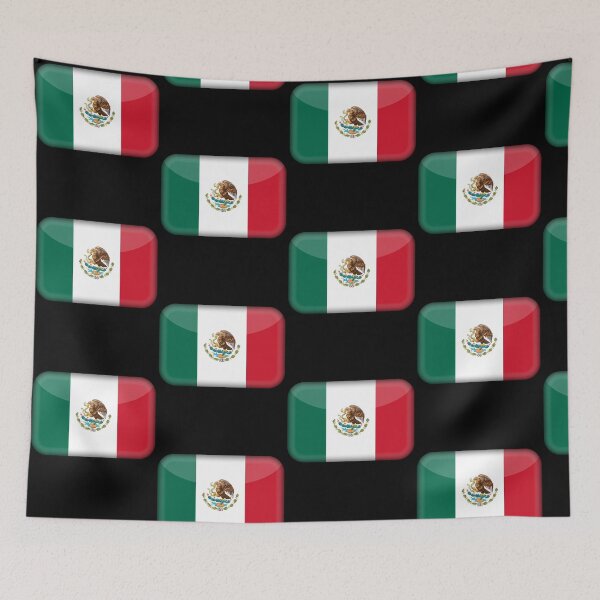Item preview, Mexican 3D Flag Mexican Pride Design designed and sold by yazdogs.