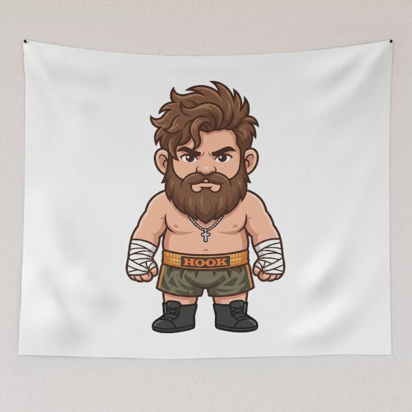 Item preview, Hook Wrestling Gnome designed and sold by Bad-Decisions-Designs.