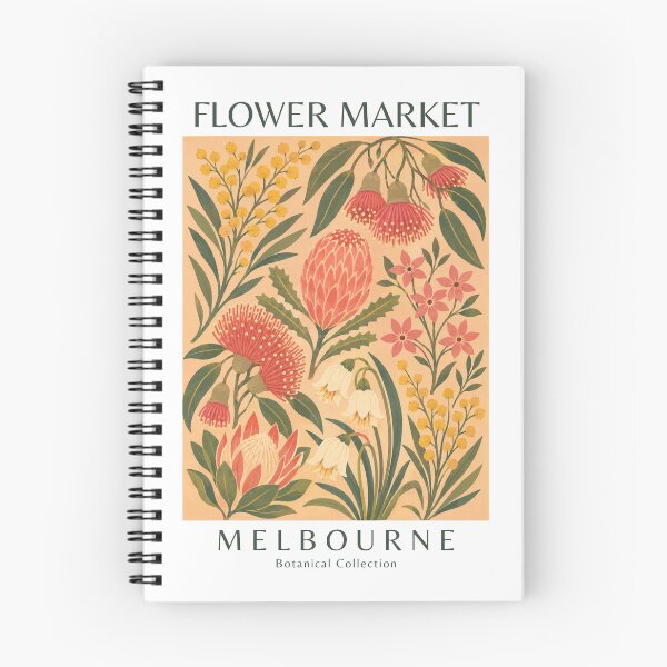 Item preview, Melbourne - Flower Market designed and sold by StudioRedKoala.