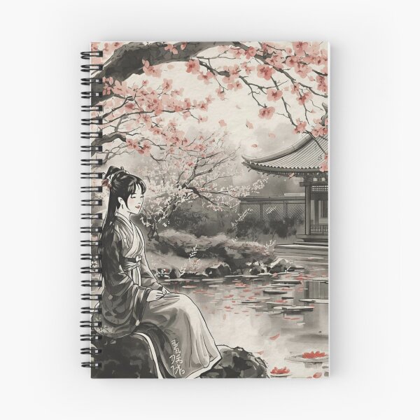 Item preview, Sitting quietly in a Japanese Garden designed and sold by Old Barn Studios.