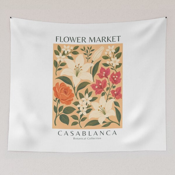 Item preview, Casablanca - Flower Market designed and sold by StudioRedKoala.