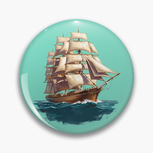 Item preview, The Great Tea Race Clipper Ship - Vintage Maritime Nautical Ocean Sailing Art Print designed and sold by FreiherrPK.