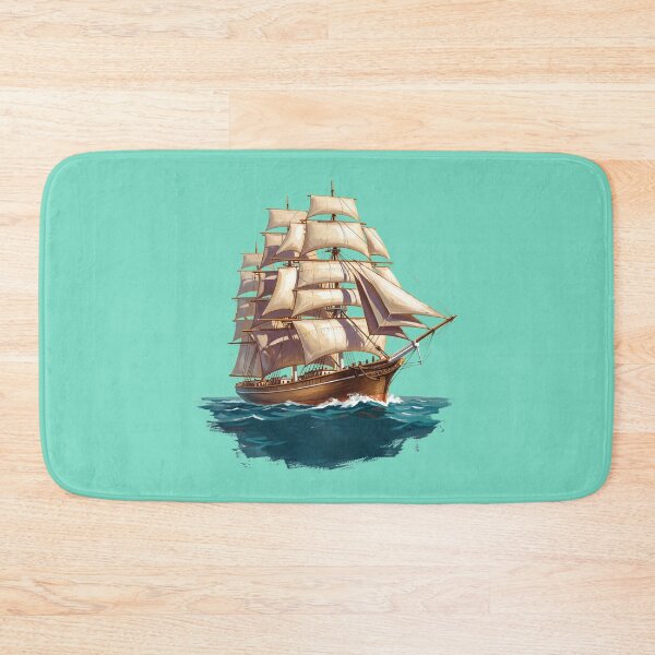 Item preview, The Great Tea Race Clipper Ship - Vintage Maritime Nautical Ocean Sailing Art Print designed and sold by FreiherrPK.