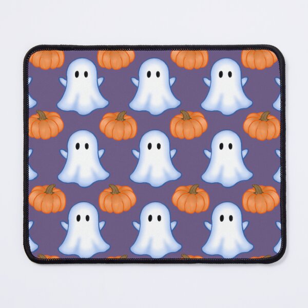 Item preview, Halloween Ghost and Pumpkin Pattern designed and sold by ClarissaDoodles.