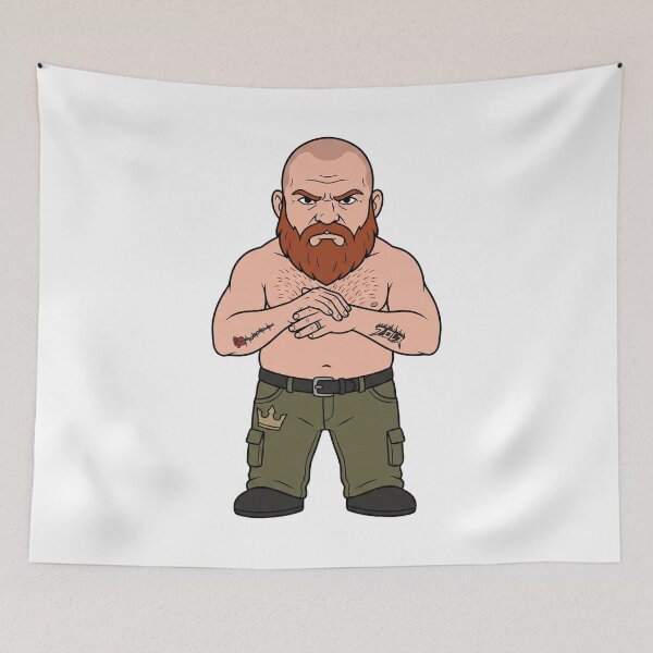 Item preview, Jon Moxley Wrestling Gnome designed and sold by Bad-Decisions-Designs.
