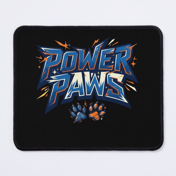 Item preview, Power Paws Esports Mascot Typography - Energetic Dog Lover Streetwear designed and sold by Animer-art1.