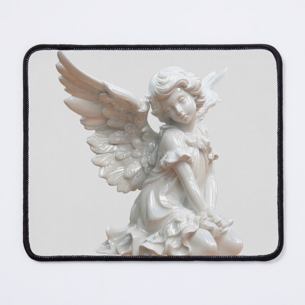 Item preview, White Guardian Angel Cherub Statue designed and sold by jianina-alondra.