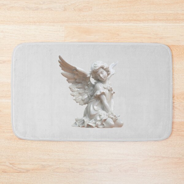 Item preview, White Guardian Angel Cherub Statue designed and sold by jianina-alondra.