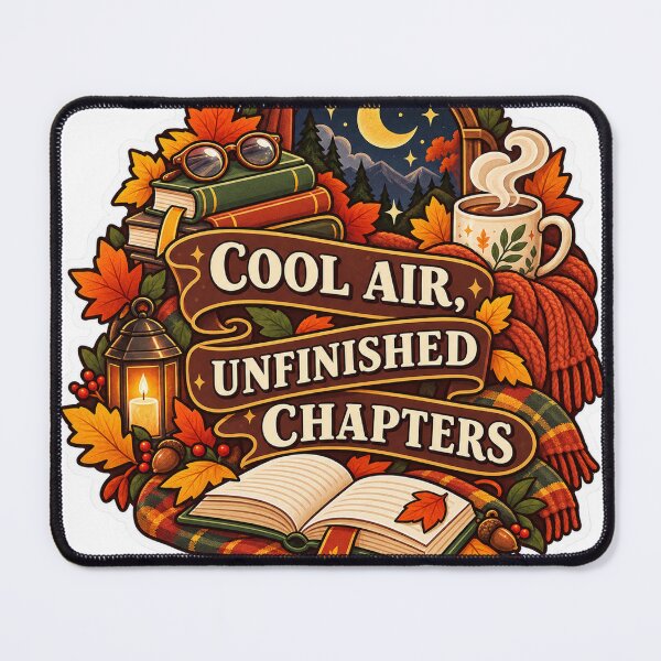 Item preview, Cool Air Unfinished Chapters Cozy Reader designed and sold by supertae.