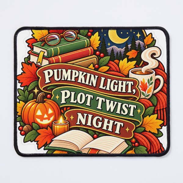 Item preview, Pumpkin Light Plot Twist Night Book Lover designed and sold by supertae.