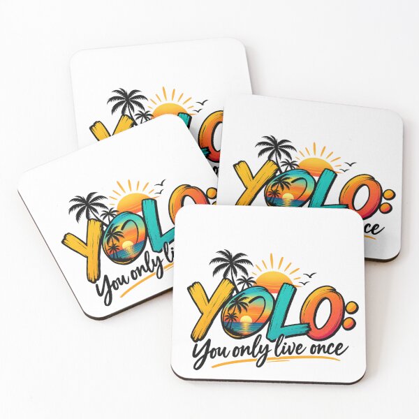 Item preview,  Positive Motivational Life Quote, YOLO – You Only Live Once designed and sold by Right-UR.