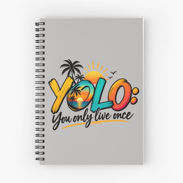 Item preview,  Positive Motivational Life Quote, YOLO – You Only Live Once designed and sold by Right-UR.