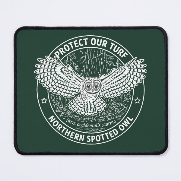 Item preview, Spotted Owl - Protect Our Turf designed and sold by Omaha Jones T-Shirts and More.