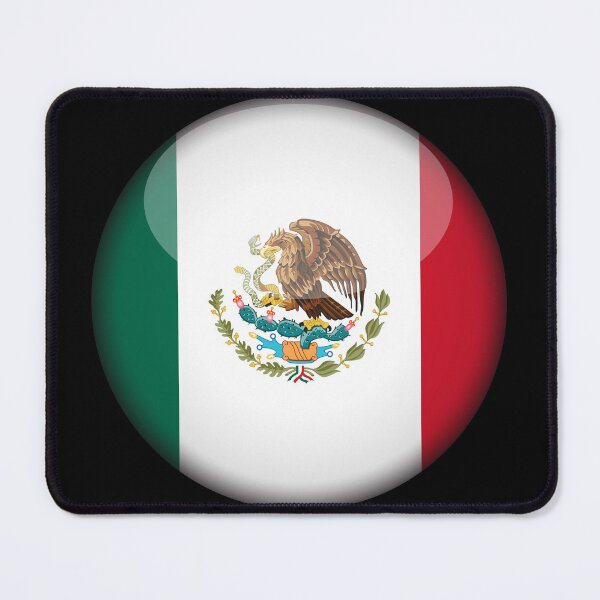 Item preview, Mexican 3D Round Flag Mexican Pride Design designed and sold by YAZ.