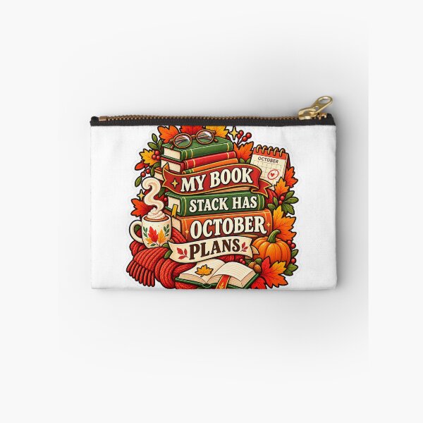 Item preview, My Book Stack Has October Plans Fall Reader designed and sold by supertae.