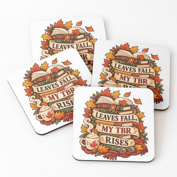 Item preview, Leaves Fall My TBR Rises Reader Humor designed and sold by supertae.