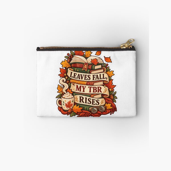 Item preview, Leaves Fall My TBR Rises Reader Humor designed and sold by supertae.
