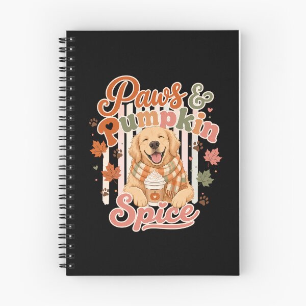 Item preview, Paws & Pumpkin Spice Cute Golden Retriever Latte Retro Fall Dog Lover designed and sold by FestivityFinds.