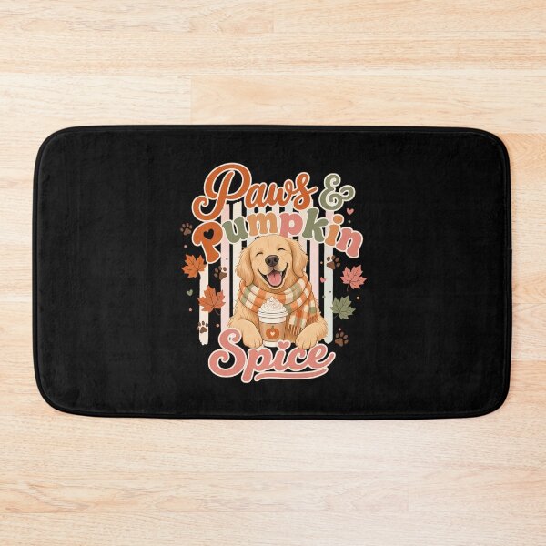 Item preview, Paws & Pumpkin Spice Cute Golden Retriever Latte Retro Fall Dog Lover designed and sold by FestivityFinds.