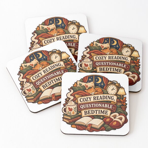 Item preview, Cozy Reading Questionable Bedtime Book Humor designed and sold by supertae.