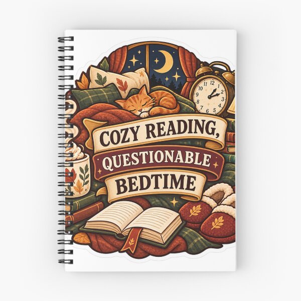 Item preview, Cozy Reading Questionable Bedtime Book Humor designed and sold by supertae.