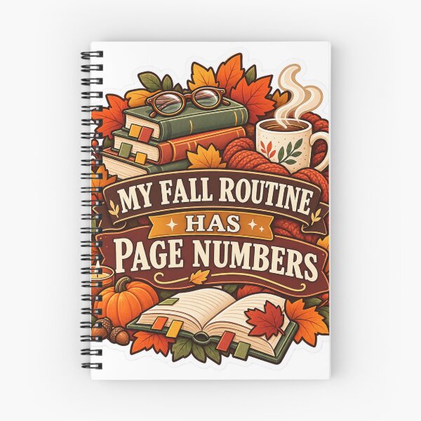 Item preview, My Fall Routine Has Page Numbers Reader designed and sold by supertae.