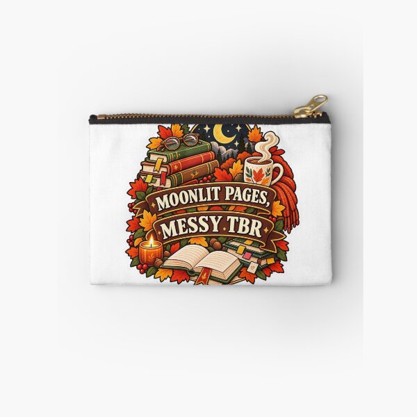 Item preview, Moonlit Pages Messy TBR Fall Reader designed and sold by supertae.