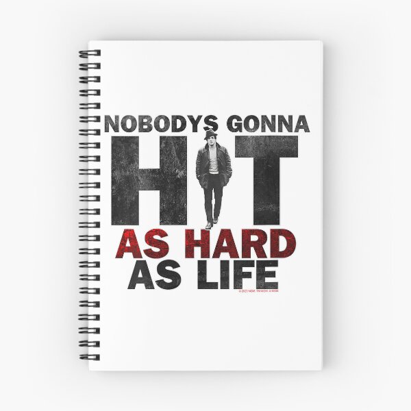 Item preview, Rocky Hard As Life Boxing Quote Design designed and sold by FernMary.