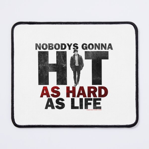 Item preview, Rocky Hard As Life Boxing Quote Design designed and sold by FernMary.