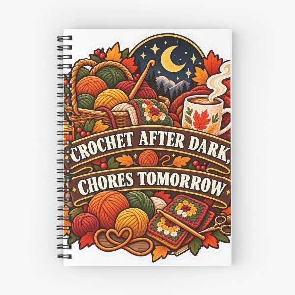 Item preview, Crochet After Dark Chores Tomorrow Humor designed and sold by supertae.