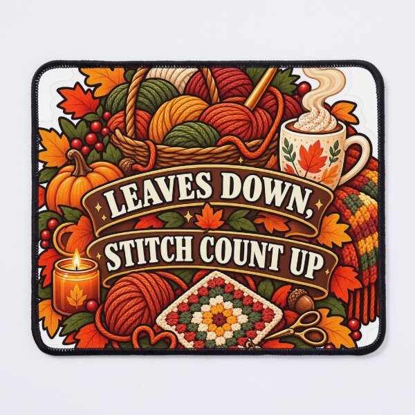 Item preview, Leaves Down Stitch Count Up Fall Crochet designed and sold by supertae.