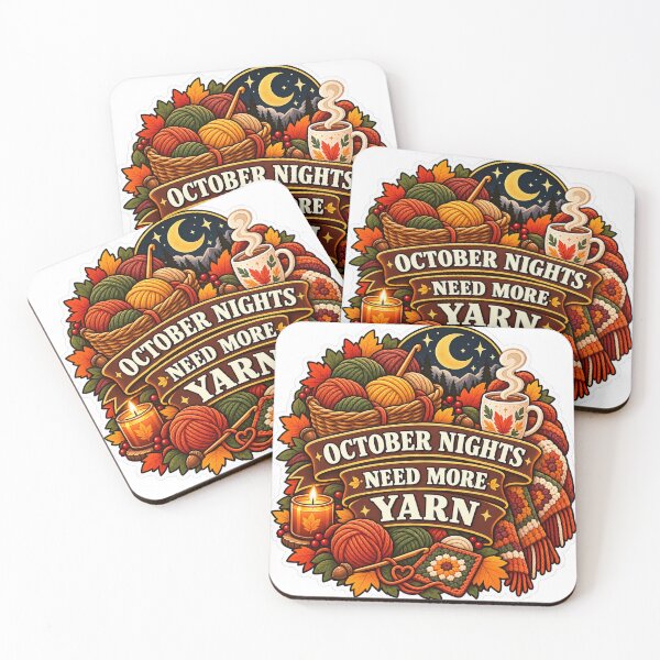 Item preview, October Nights Need More Yarn Crochet designed and sold by supertae.