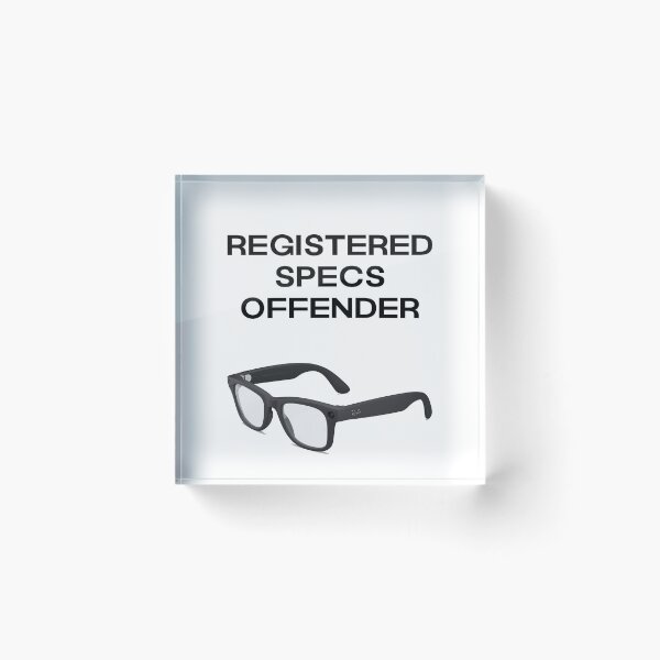 Item preview, Registered Specs Offender designed and sold by D2Kvirus.