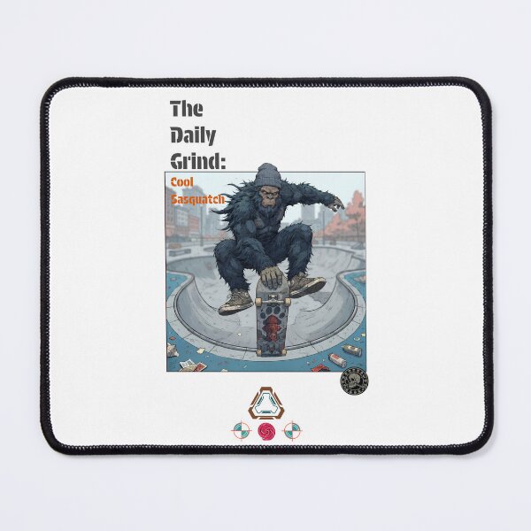 Item preview, Urban Sasquatch Shred - Bigfoot Skateboarder Comic Art designed and sold by Whimsy Trail Co.