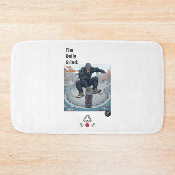 Item preview, Urban Sasquatch Shred - Bigfoot Skateboarder Comic Art designed and sold by Whimsy Trail Co.