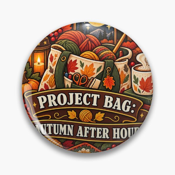 Item preview, Project Bag Autumn After Hours Crochet designed and sold by supertae.