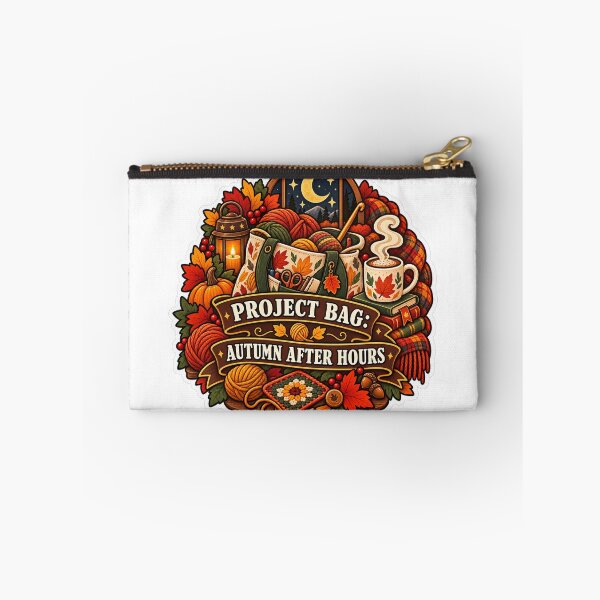 Item preview, Project Bag Autumn After Hours Crochet designed and sold by supertae.