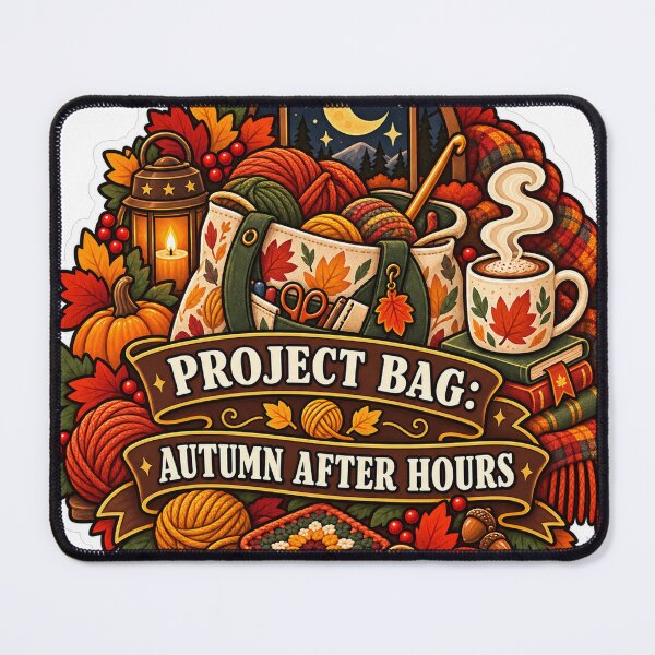 Item preview, Project Bag Autumn After Hours Crochet designed and sold by supertae.