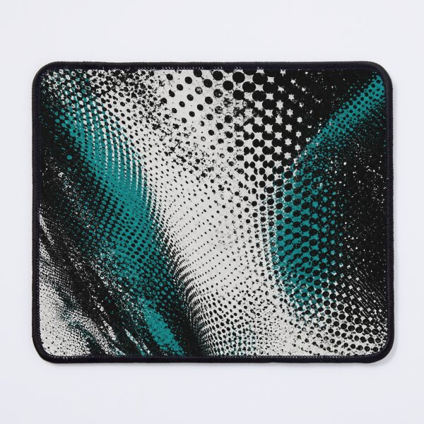 Item preview, Teal Halftone Wave – Abstract Grunge Texture Design designed and sold by @SHINTOSARTSTORE.