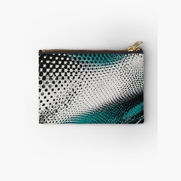 Item preview, Teal Halftone Wave – Abstract Grunge Texture Design designed and sold by @SHINTOSARTSTORE.