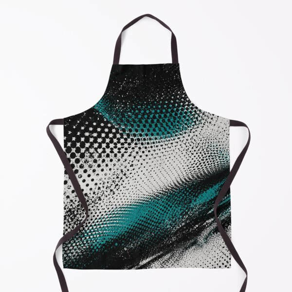 Item preview, Teal Halftone Wave – Abstract Grunge Texture Design designed and sold by @SHINTOSARTSTORE.