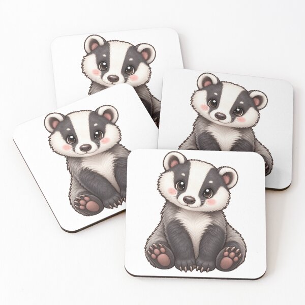 Item preview, Kawaii Woodland Badger Cub designed and sold by Krys-Designs.