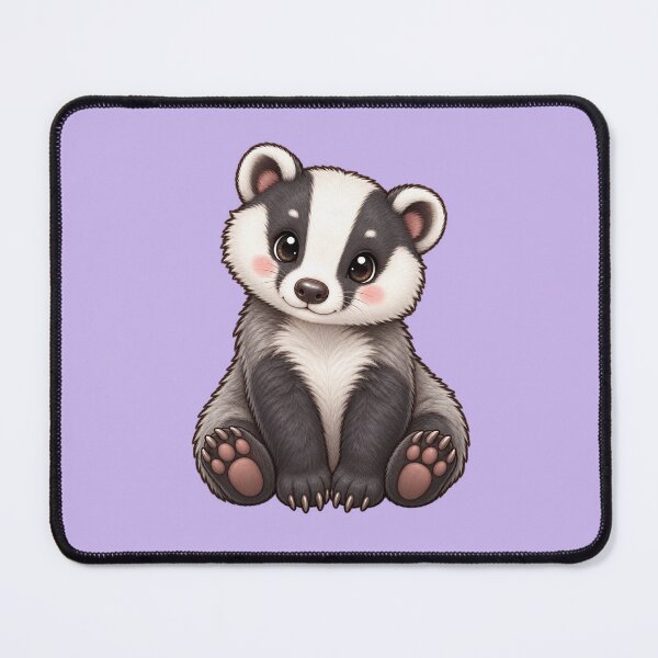 Item preview, Kawaii Woodland Badger Cub designed and sold by Krys-Designs.