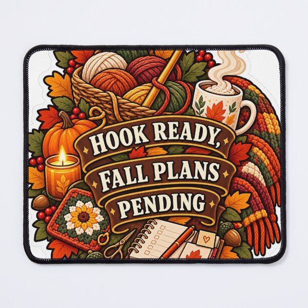 Item preview, Hook Ready Fall Plans Pending Crochet designed and sold by supertae.