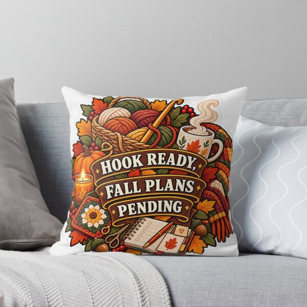 Item preview, Hook Ready Fall Plans Pending Crochet designed and sold by supertae.