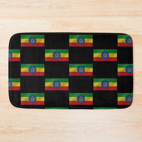 Item preview, Ethiopian Flag Wave Ethiopian Pride Design designed and sold by YAZ.