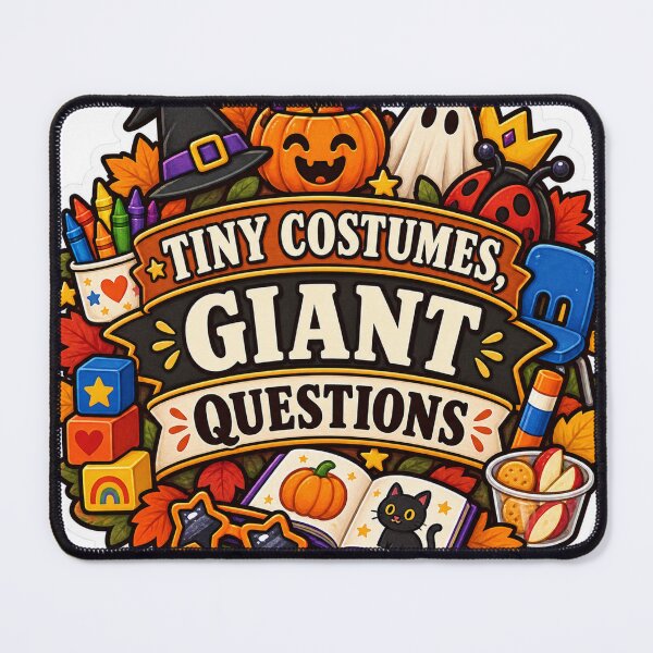 Item preview, Tiny Costumes Giant Questions Preschool designed and sold by supertae.